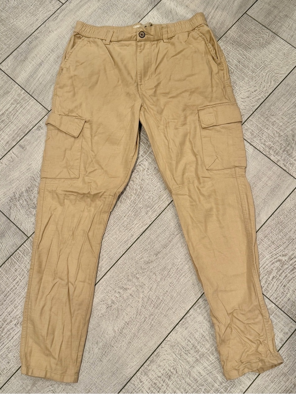 Hudson & Barrow Men’s Tan Cargo Pants M